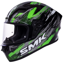 SMK STELLAR 彩繪 METEORITE 侵略者 GL286 綠 全罩式 安全帽 