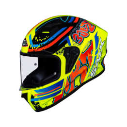 SMK STELLAR 彩繪 GRAFFITI 破壞者 GL437 黃 全罩式 安全帽 