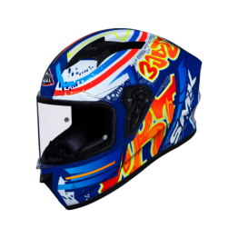 SMK STELLAR 彩繪 GRAFFITI 破壞者 GL537 藍 全罩式 安全帽 