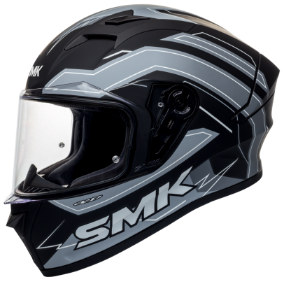 SMK STELLAR 彩繪 BOLT 電光風暴 MA261 消光灰 全罩式 安全帽  SMK STELLAR 彩繪 BOLT 電光風暴 MA261 消光灰 全罩式 安全帽