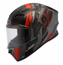 SMK STELLAR 彩繪 SWANK 狂人 MADA672 消光黑紅 全罩式 安全帽  SMK STELLAR 彩繪 SWANK 狂人 MADA672 消光黑紅 全罩式 安全帽