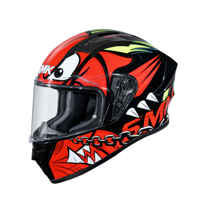 SMK STELLAR 彩繪 MONSTER 小怪物 GL231 紅 全罩式 安全帽  SMK STELLAR 彩繪 MONSTER 小怪物 GL231 紅 全罩式 安全帽