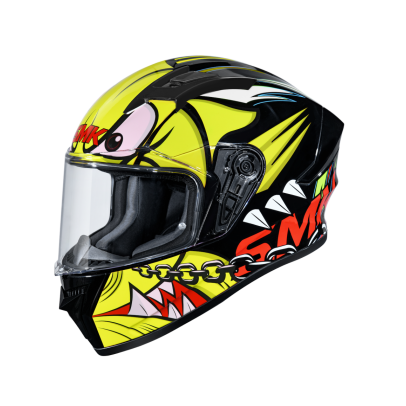 SMK STELLAR 彩繪 MONSTER 小怪物 GL243 黃 全罩式 安全帽  SMK STELLAR 彩繪 MONSTER 小怪物 GL243 黃 全罩式 安全帽