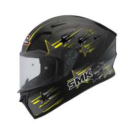 SMK STELLAR 彩繪 RAINSTAR 星願者 MA264 消光黃 全罩式 安全帽 