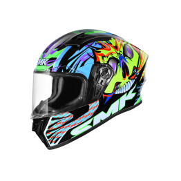 SMK STELLAR 彩繪 SKULL 不朽戰魂 GL245 綠 全罩式 安全帽 