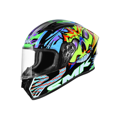 SMK STELLAR 彩繪 SKULL 不朽戰魂 GL245 綠 全罩式 安全帽  SMK STELLAR 彩繪 SKULL 不朽戰魂 GL245 綠 全罩式 安全帽