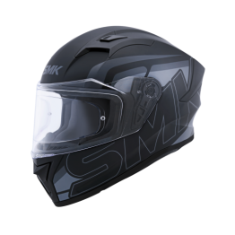 SMK STELLAR 彩繪 STAGE 街道特勤 MA262 消光黑灰 全罩式 安全帽  SMK STELLAR 彩繪 STAGE 街道特勤 MA262 消光黑灰 全罩式 安全帽