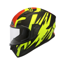 SMK STELLAR 彩繪 TREK 拓荒者 MA243 消光紅黃 全罩式 安全帽  SMK STELLAR 彩繪 TREK 拓荒者 MA243 消光紅黃 全罩式 安全帽