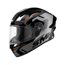 SMK STELLAR 彩繪 K-Power 飆風 GL267 黑灰 全罩式 安全帽 
