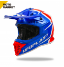 UFO 全罩安全帽 越野帽 MOTOCROSS INTREPID HELMET 藍紅