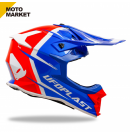 UFO 全罩安全帽 越野帽 MOTOCROSS INTREPID HELMET 藍紅
