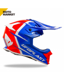 UFO 全罩安全帽 越野帽 MOTOCROSS INTREPID HELMET 藍紅