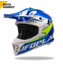 UFO 全罩安全帽 越野帽 MOTOCROSS INTREPID HELMET 白藍黃
