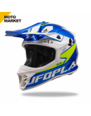 UFO 全罩安全帽 越野帽 MOTOCROSS INTREPID HELMET 白藍黃