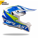 UFO 全罩安全帽 越野帽 MOTOCROSS INTREPID HELMET 白藍黃