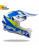 UFO 全罩安全帽 越野帽 MOTOCROSS INTREPID HELMET 白藍黃