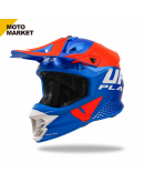 UFO 全罩安全帽 越野帽 MOTOCROSS INTREPID HELMET 藍橘