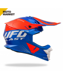 UFO 全罩安全帽 越野帽 MOTOCROSS INTREPID HELMET 藍橘