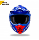 UFO 全罩安全帽 越野帽 MOTOCROSS INTREPID HELMET 藍紅