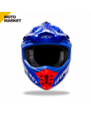 UFO 全罩安全帽 越野帽 MOTOCROSS INTREPID HELMET 藍紅