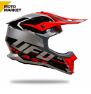 UFO 全罩安全帽 越野帽 MOTOCROSS INTREPID HELMET 灰紅