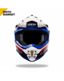 UFO 全罩安全帽 越野帽 MOTOCROSS INTREPID HELMET 藍白