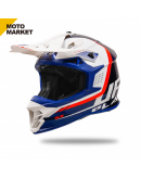 UFO 全罩安全帽 越野帽 MOTOCROSS INTREPID HELMET 藍白